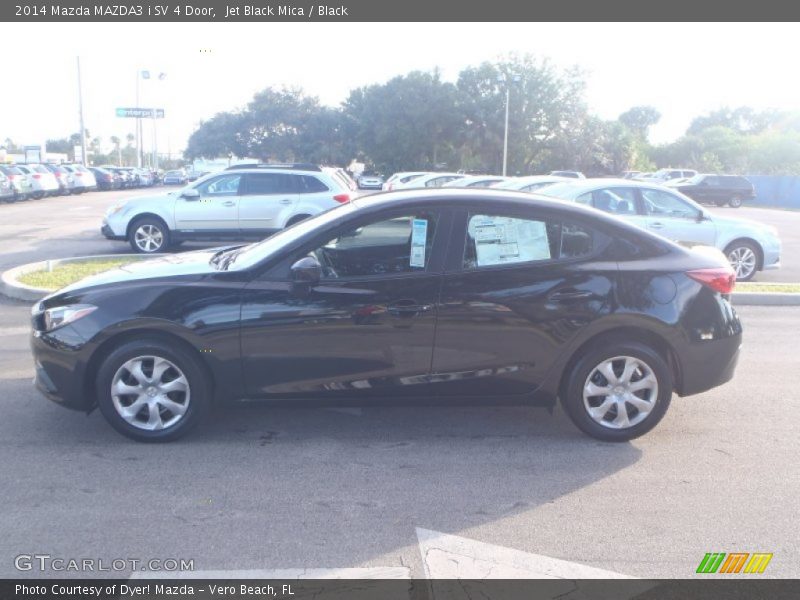 Jet Black Mica / Black 2014 Mazda MAZDA3 i SV 4 Door