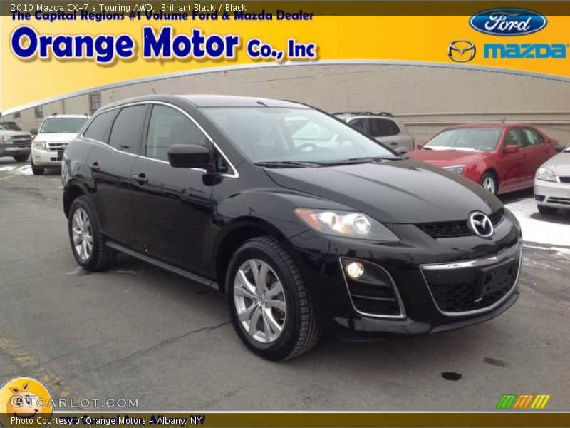 Brilliant Black / Black 2010 Mazda CX-7 s Touring AWD