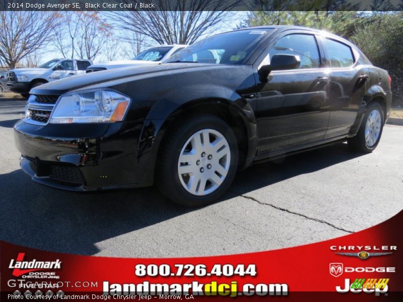 Black Clear Coat / Black 2014 Dodge Avenger SE