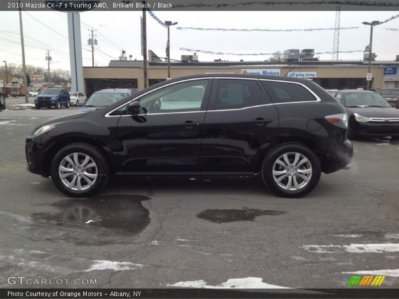 Brilliant Black / Black 2010 Mazda CX-7 s Touring AWD