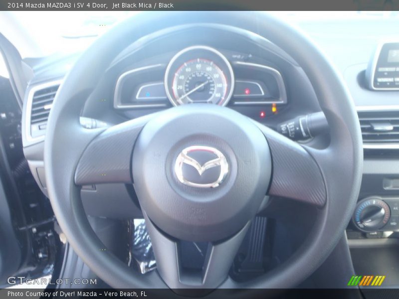 Jet Black Mica / Black 2014 Mazda MAZDA3 i SV 4 Door