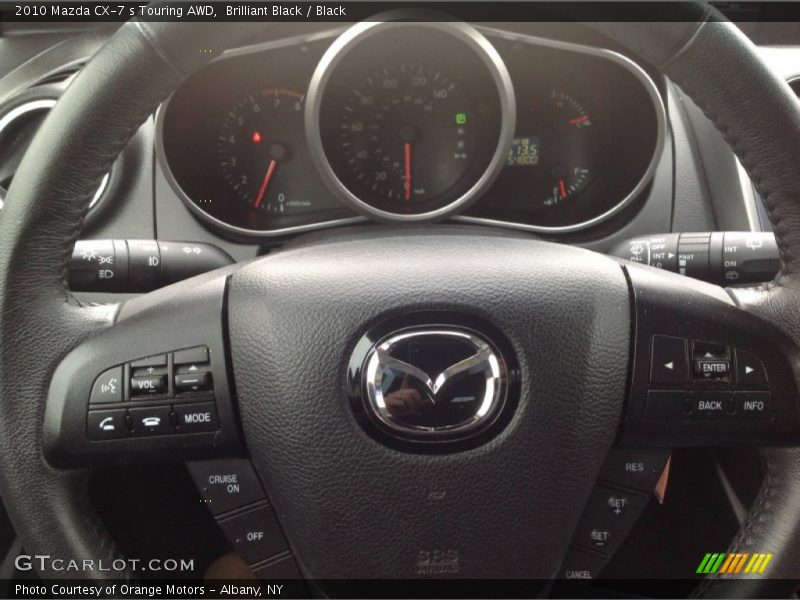 Brilliant Black / Black 2010 Mazda CX-7 s Touring AWD