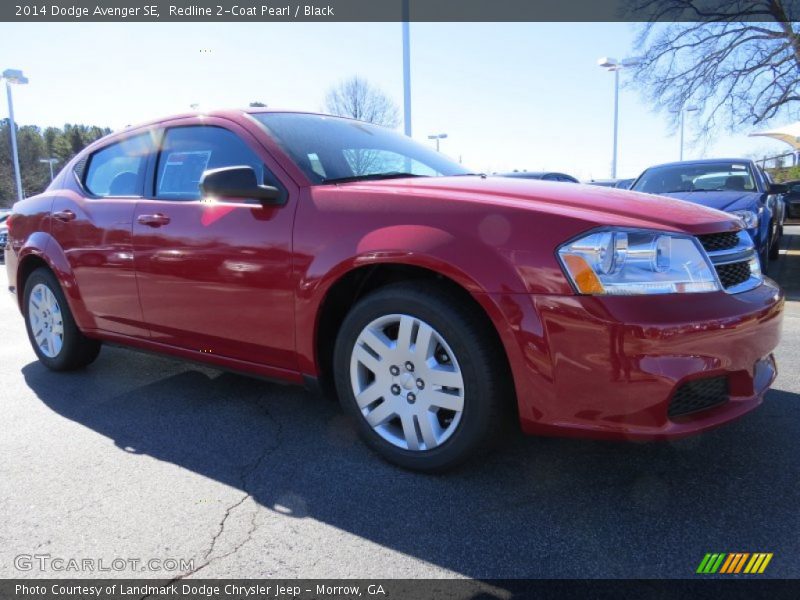Redline 2-Coat Pearl / Black 2014 Dodge Avenger SE