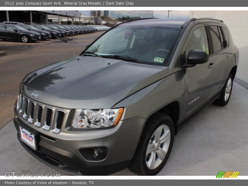 Mineral Gray Metallic / Dark Slate Gray 2012 Jeep Compass Sport 4x4
