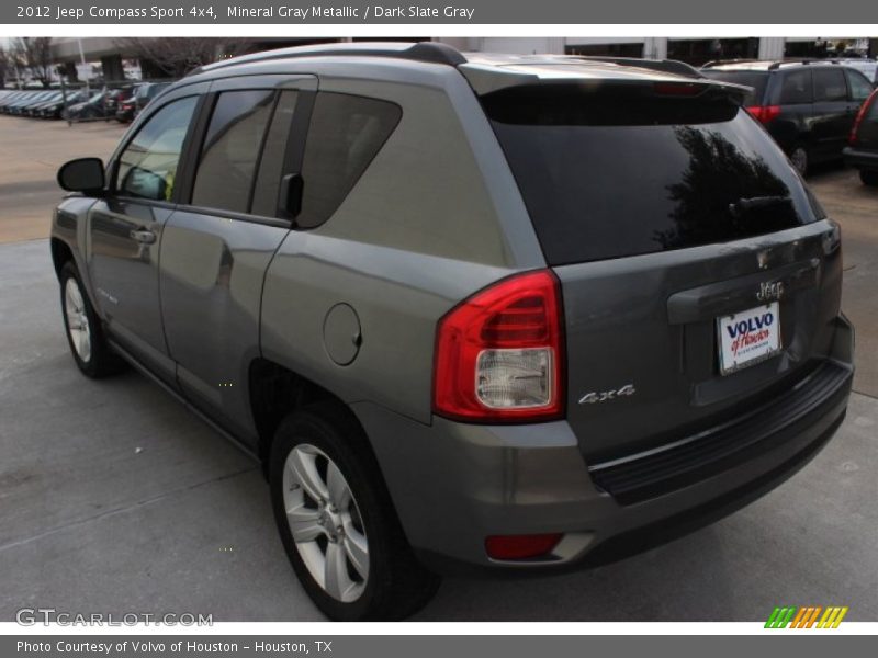 Mineral Gray Metallic / Dark Slate Gray 2012 Jeep Compass Sport 4x4
