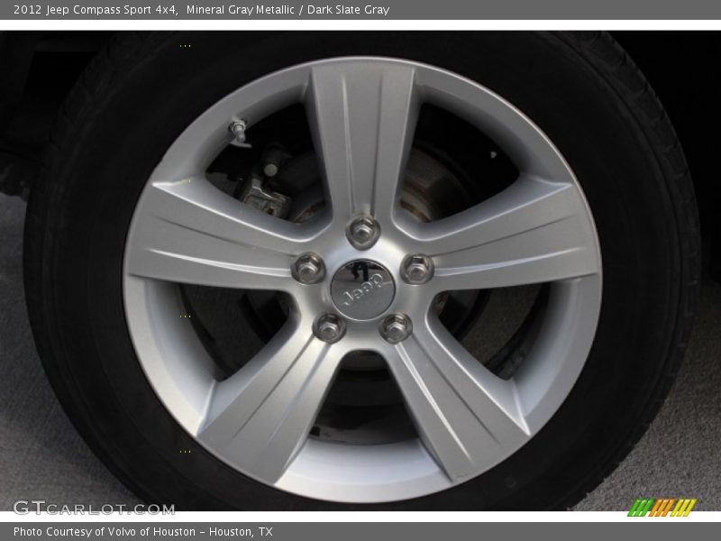 Mineral Gray Metallic / Dark Slate Gray 2012 Jeep Compass Sport 4x4