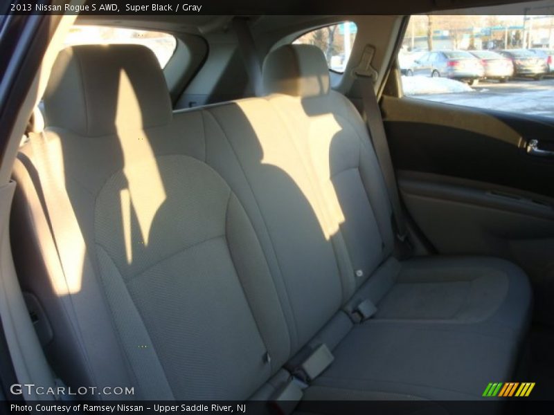 Super Black / Gray 2013 Nissan Rogue S AWD