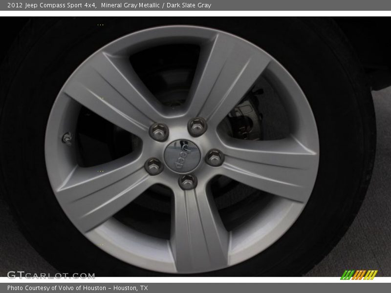 Mineral Gray Metallic / Dark Slate Gray 2012 Jeep Compass Sport 4x4