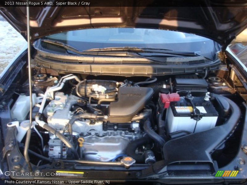 Super Black / Gray 2013 Nissan Rogue S AWD
