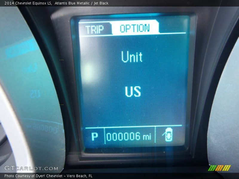 Atlantis Blue Metallic / Jet Black 2014 Chevrolet Equinox LS