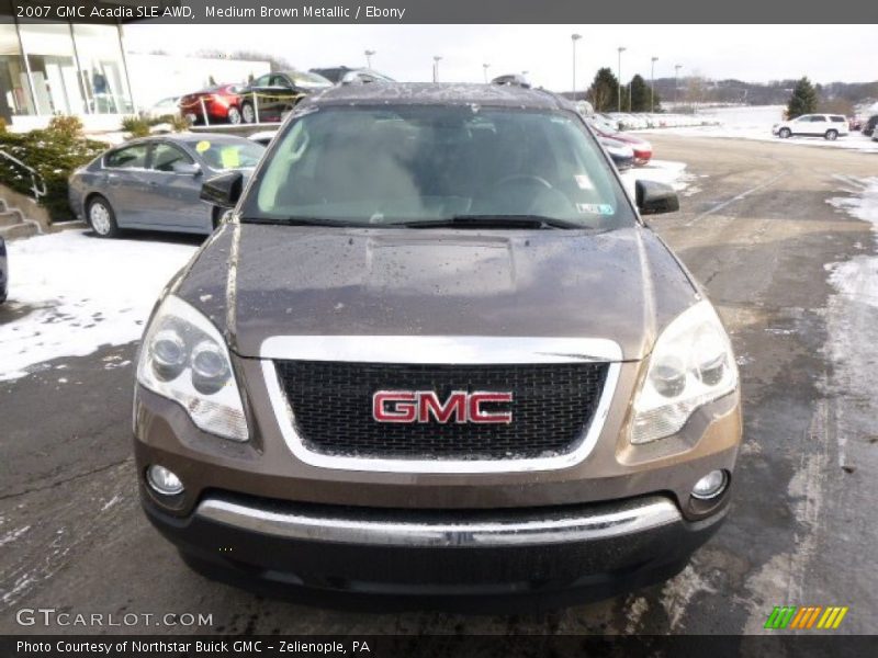 Medium Brown Metallic / Ebony 2007 GMC Acadia SLE AWD