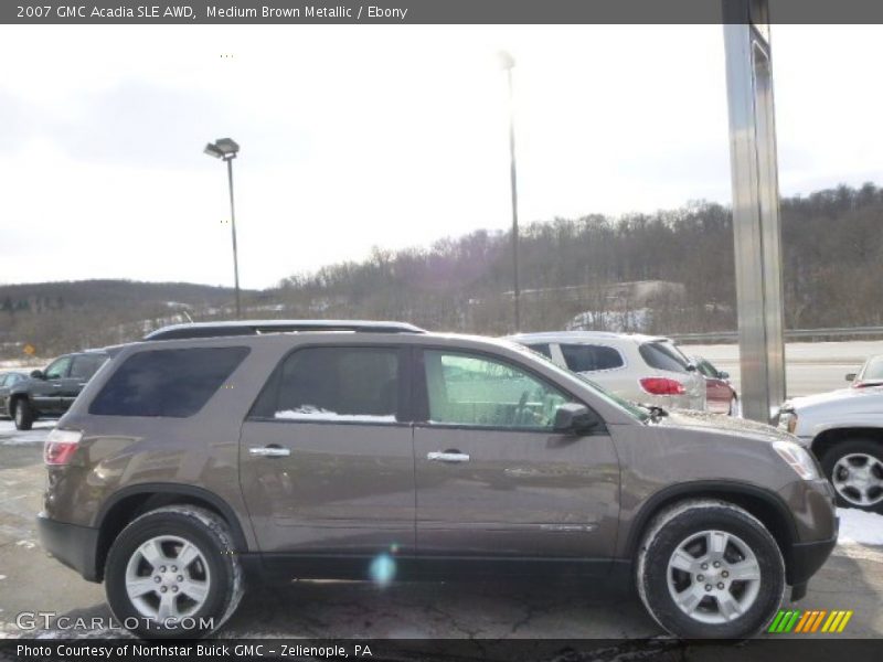 Medium Brown Metallic / Ebony 2007 GMC Acadia SLE AWD