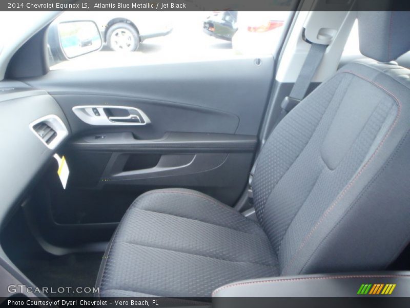 Atlantis Blue Metallic / Jet Black 2014 Chevrolet Equinox LS