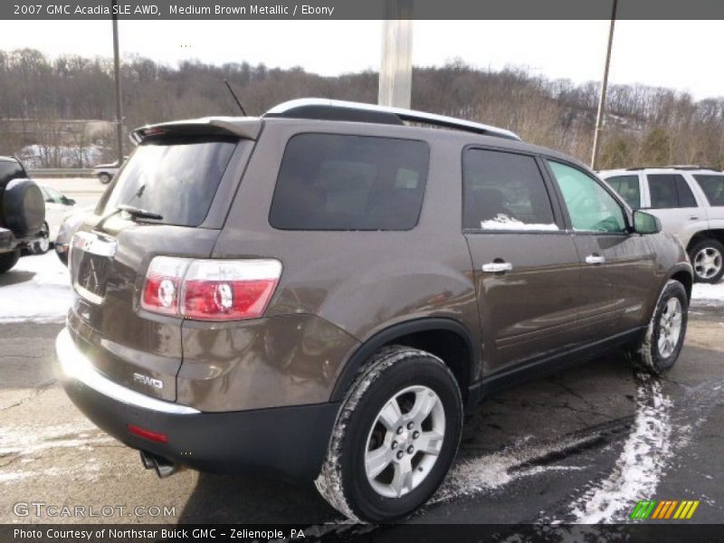 Medium Brown Metallic / Ebony 2007 GMC Acadia SLE AWD