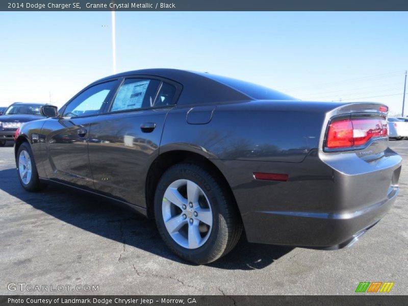 Granite Crystal Metallic / Black 2014 Dodge Charger SE