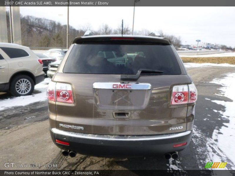 Medium Brown Metallic / Ebony 2007 GMC Acadia SLE AWD
