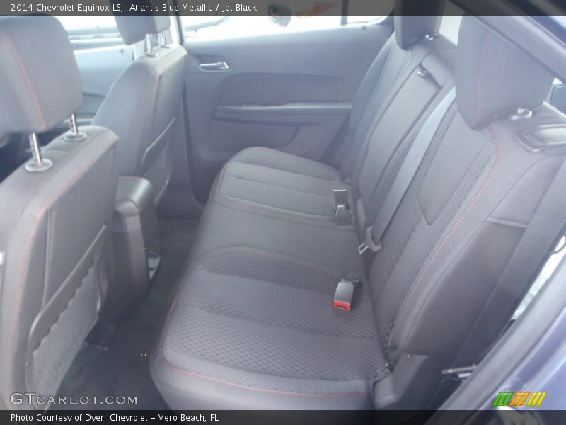 Atlantis Blue Metallic / Jet Black 2014 Chevrolet Equinox LS