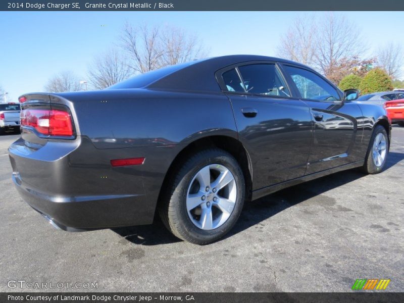 Granite Crystal Metallic / Black 2014 Dodge Charger SE