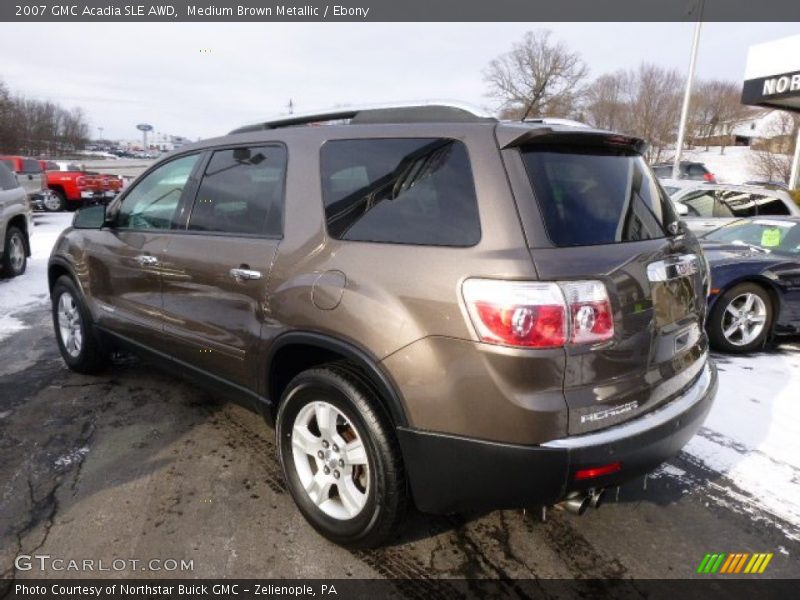 Medium Brown Metallic / Ebony 2007 GMC Acadia SLE AWD