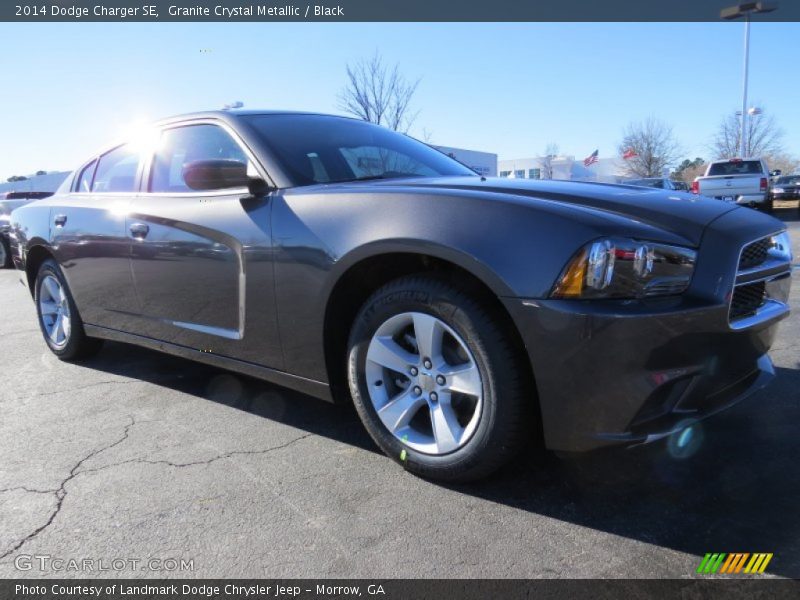 Granite Crystal Metallic / Black 2014 Dodge Charger SE
