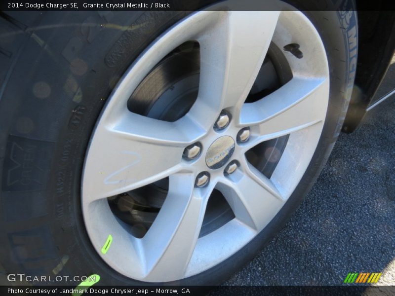 Granite Crystal Metallic / Black 2014 Dodge Charger SE