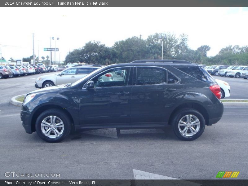 Tungsten Metallic / Jet Black 2014 Chevrolet Equinox LT