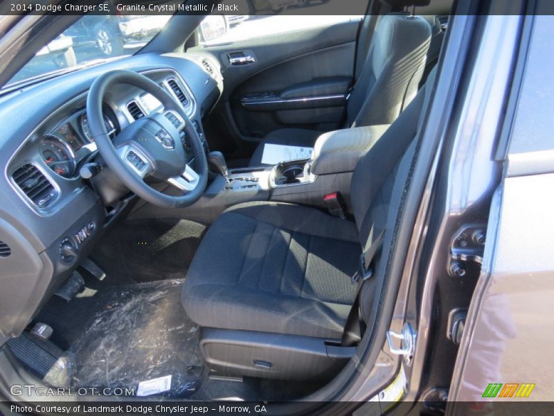 Granite Crystal Metallic / Black 2014 Dodge Charger SE