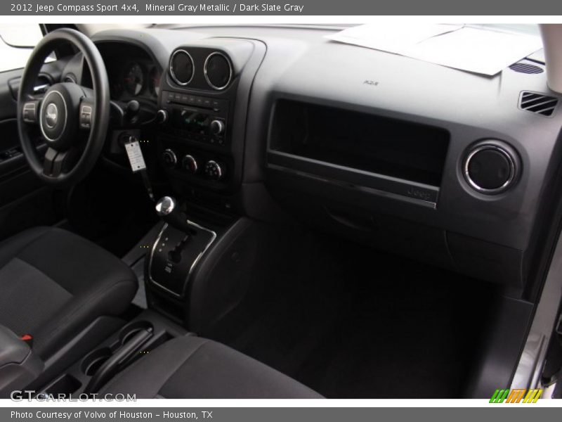 Mineral Gray Metallic / Dark Slate Gray 2012 Jeep Compass Sport 4x4