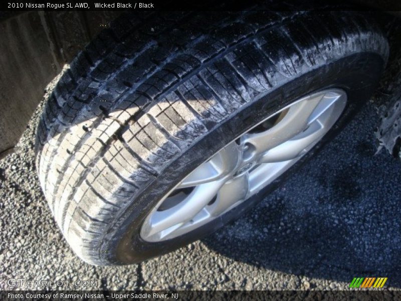 Wicked Black / Black 2010 Nissan Rogue SL AWD