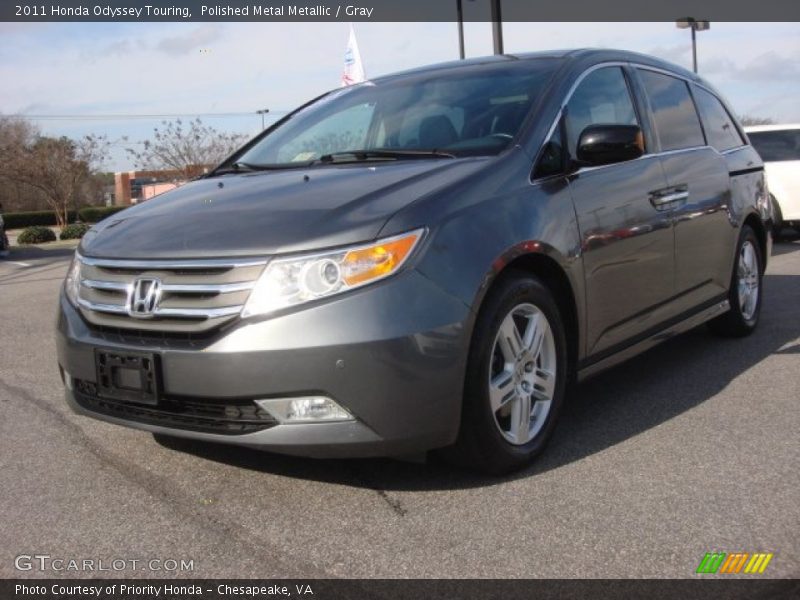 Polished Metal Metallic / Gray 2011 Honda Odyssey Touring