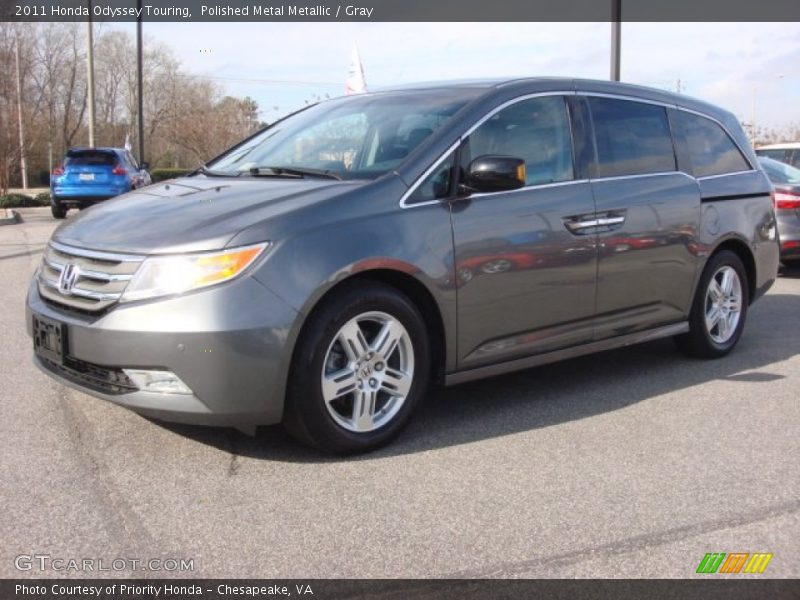 Polished Metal Metallic / Gray 2011 Honda Odyssey Touring