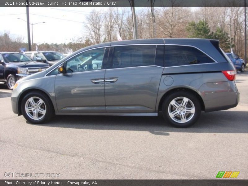 Polished Metal Metallic / Gray 2011 Honda Odyssey Touring