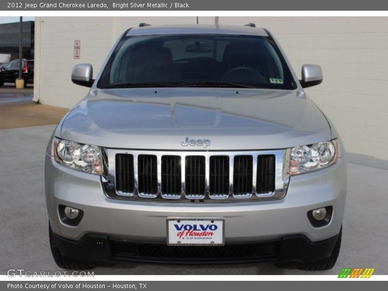 Bright Silver Metallic / Black 2012 Jeep Grand Cherokee Laredo