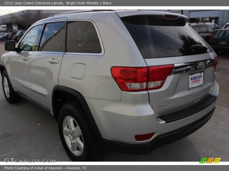 Bright Silver Metallic / Black 2012 Jeep Grand Cherokee Laredo