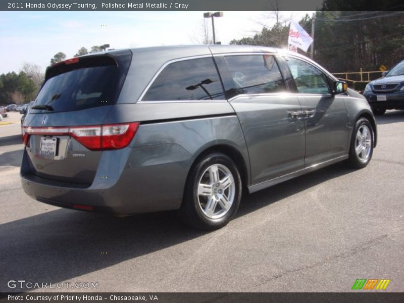 Polished Metal Metallic / Gray 2011 Honda Odyssey Touring