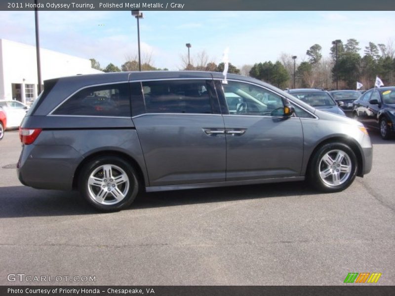 Polished Metal Metallic / Gray 2011 Honda Odyssey Touring