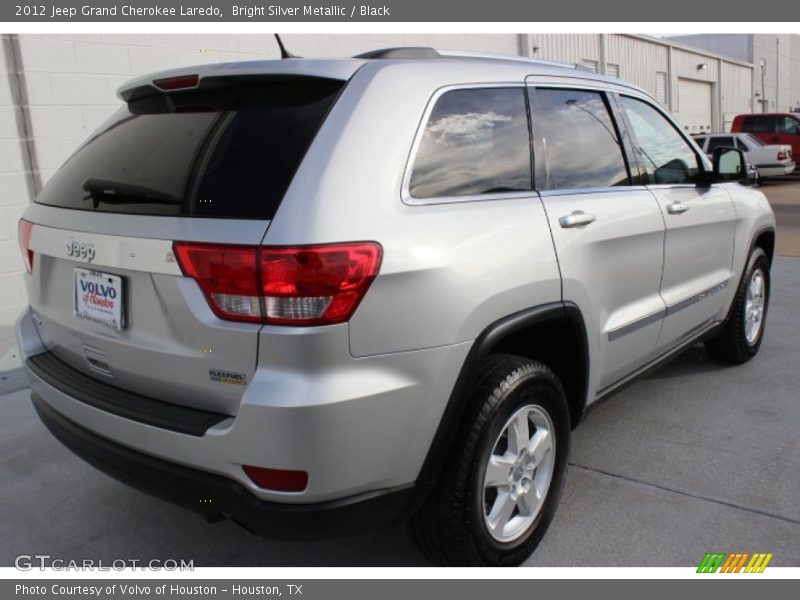 Bright Silver Metallic / Black 2012 Jeep Grand Cherokee Laredo