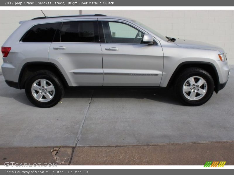 Bright Silver Metallic / Black 2012 Jeep Grand Cherokee Laredo
