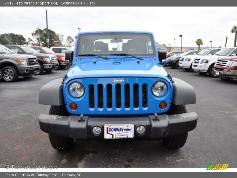 Cosmos Blue / Black 2012 Jeep Wrangler Sport 4x4