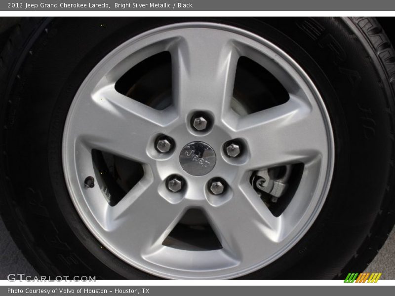 Bright Silver Metallic / Black 2012 Jeep Grand Cherokee Laredo