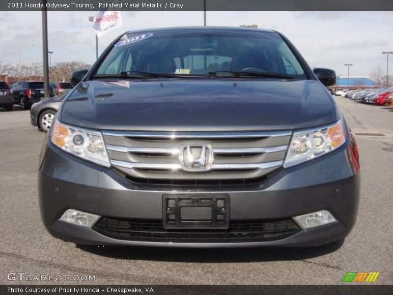 Polished Metal Metallic / Gray 2011 Honda Odyssey Touring