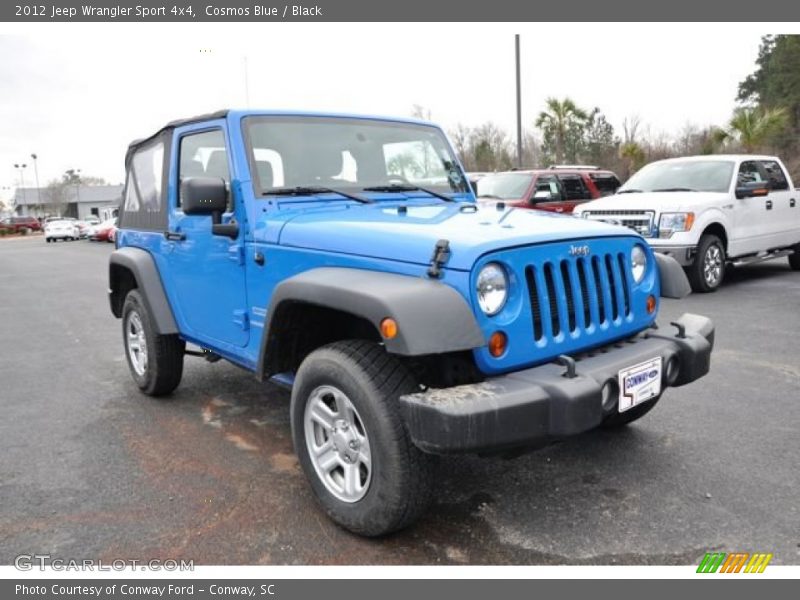 Cosmos Blue / Black 2012 Jeep Wrangler Sport 4x4