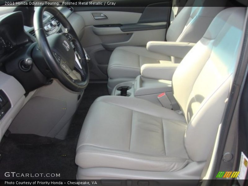 Polished Metal Metallic / Gray 2011 Honda Odyssey Touring