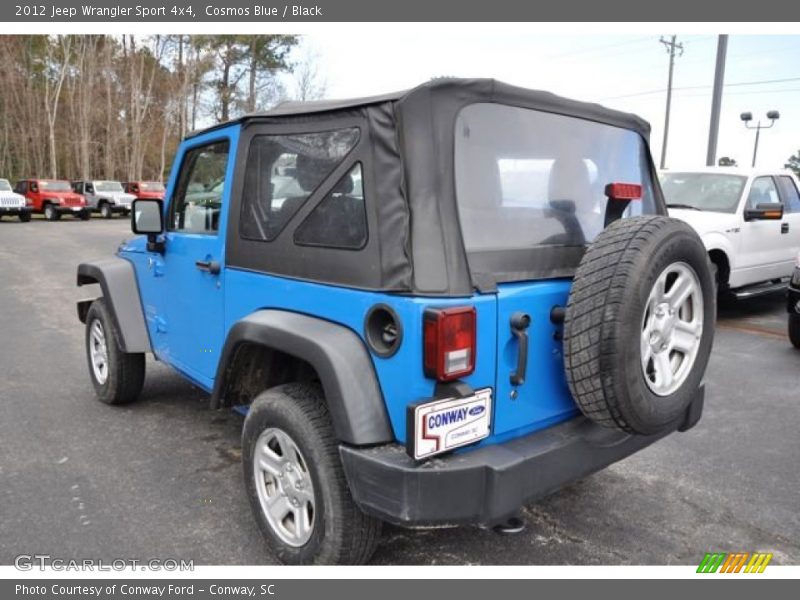Cosmos Blue / Black 2012 Jeep Wrangler Sport 4x4