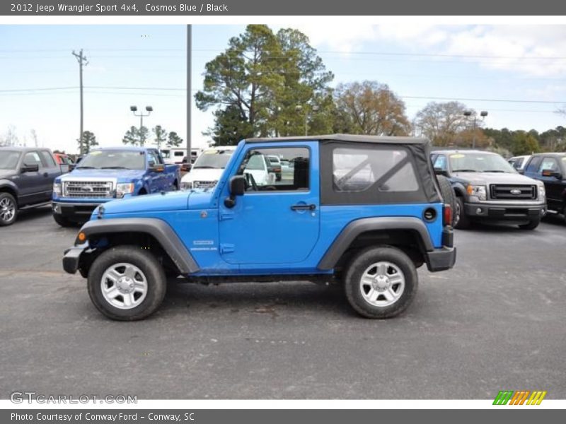 Cosmos Blue / Black 2012 Jeep Wrangler Sport 4x4