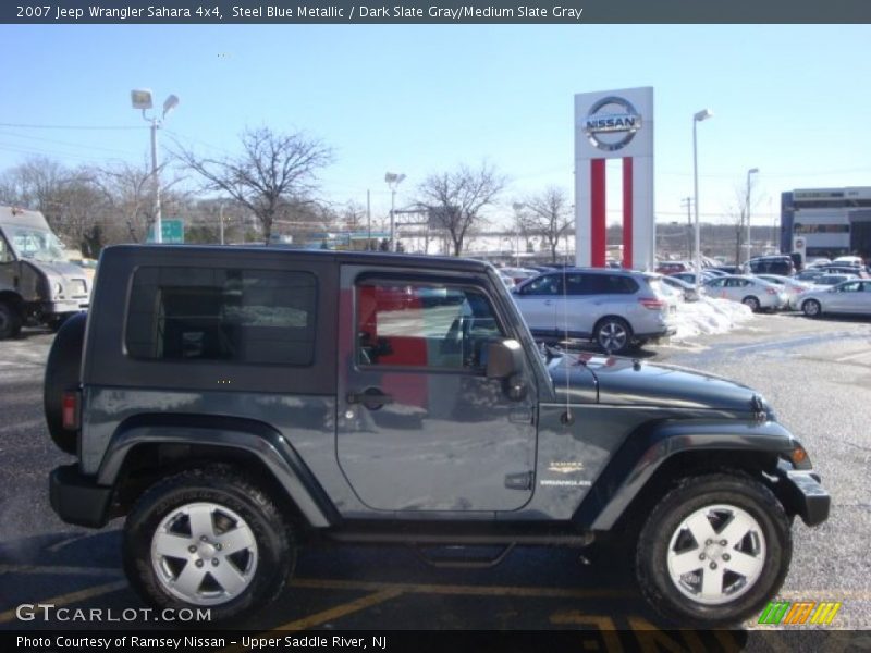 Steel Blue Metallic / Dark Slate Gray/Medium Slate Gray 2007 Jeep Wrangler Sahara 4x4