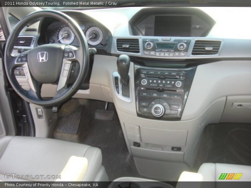Polished Metal Metallic / Gray 2011 Honda Odyssey Touring