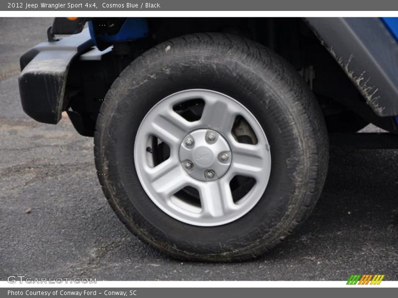 Cosmos Blue / Black 2012 Jeep Wrangler Sport 4x4