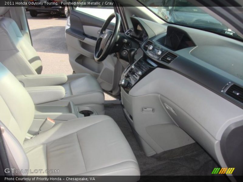 Polished Metal Metallic / Gray 2011 Honda Odyssey Touring