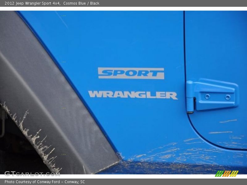 Cosmos Blue / Black 2012 Jeep Wrangler Sport 4x4